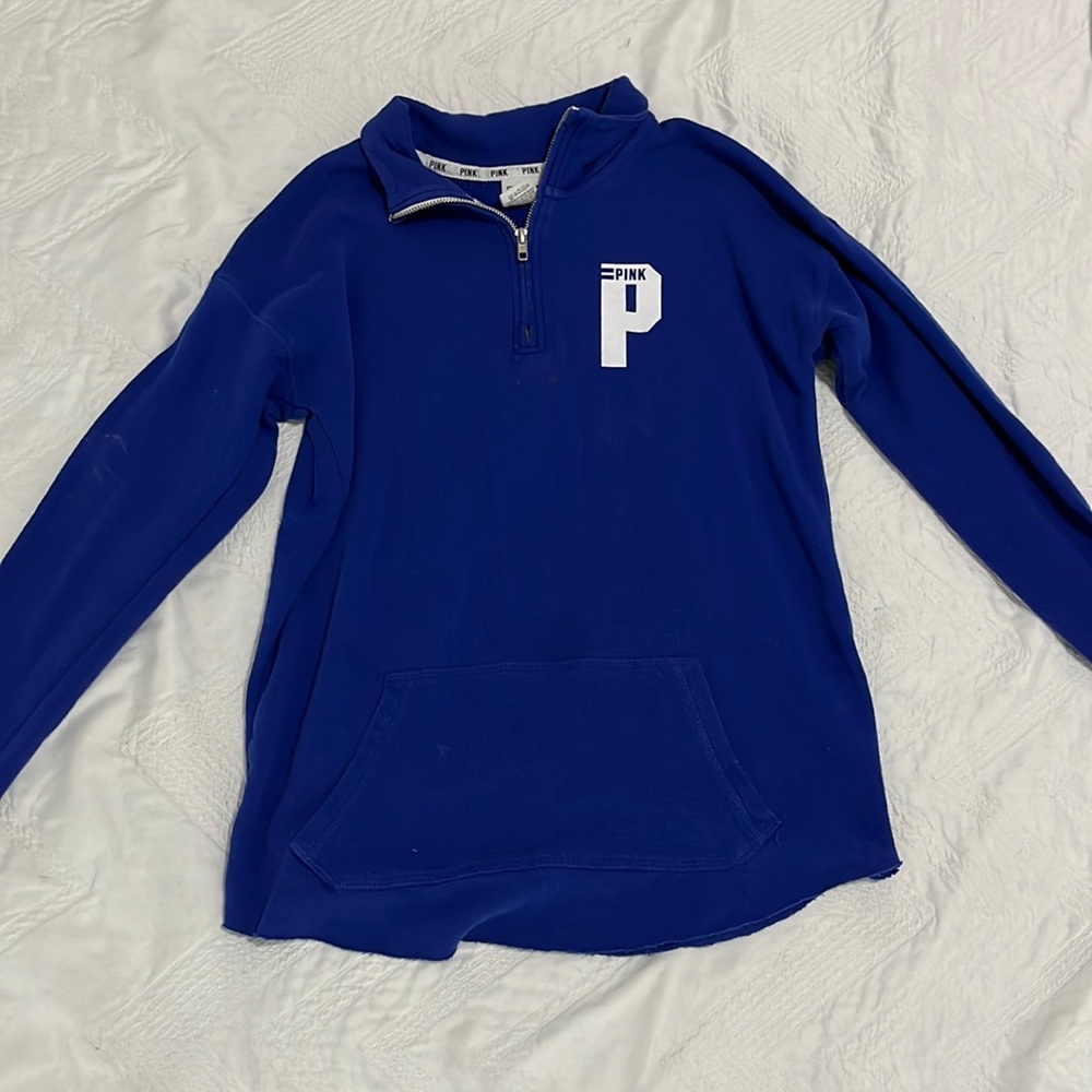 Blue Half Zip Jacket